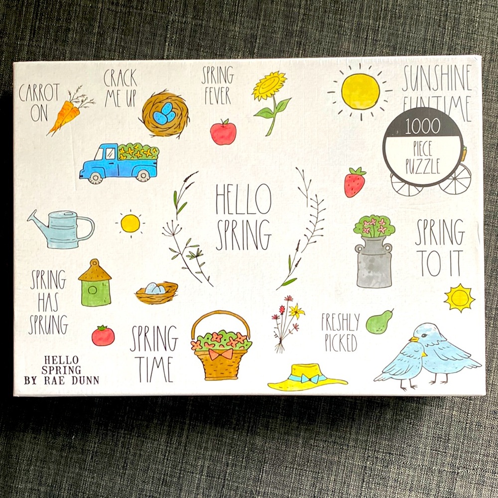 Rae Dunn Hello Spring 1000 Piece Puzzle - New In Package 🧩